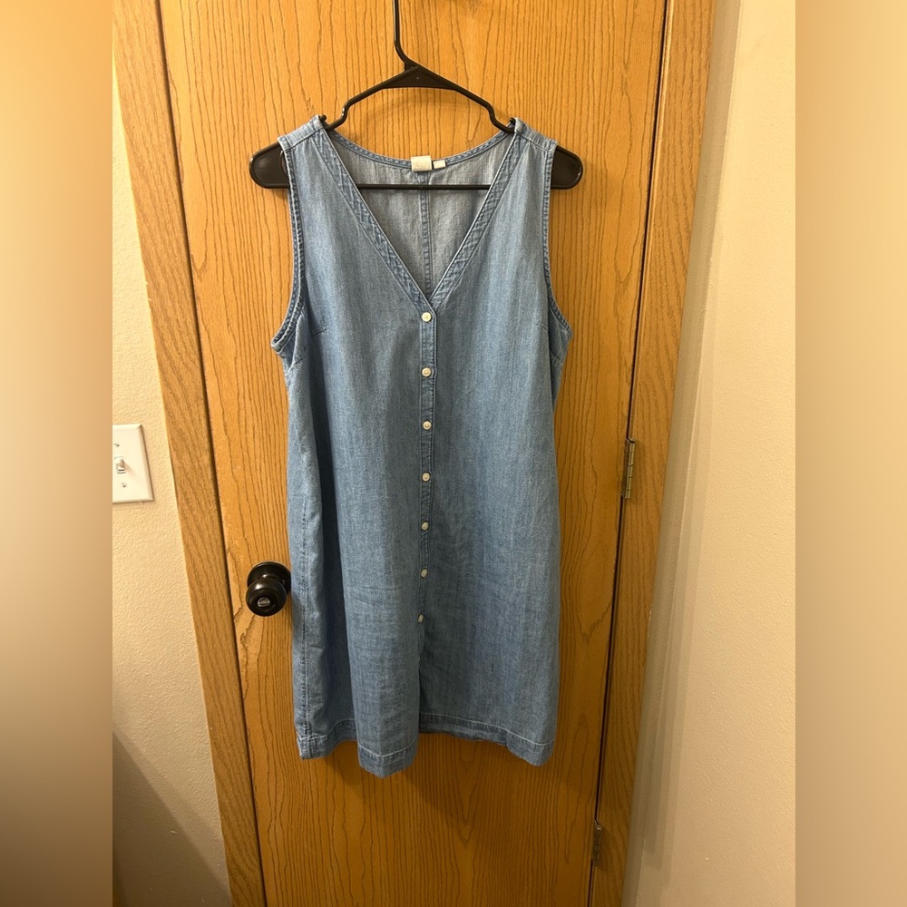 GAP Light Blue Denim Dress